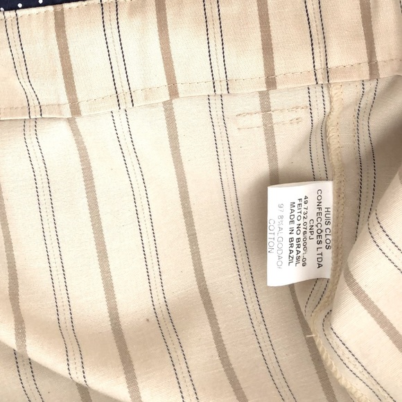 Maria Garcia Romper Jumpsuit Denim Sleeveless Striped Utility 💯 Cotton Size 6 - Picture 6 of 8